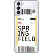 Прозрачный чехол BoxFace Samsung G996 Galaxy S21 Plus Ticket Springfield