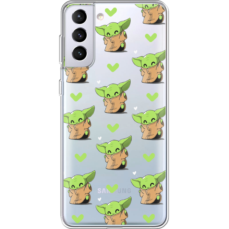 Прозрачный чехол BoxFace Samsung G996 Galaxy S21 Plus Pattern Baby Yoda