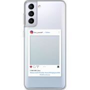 Прозрачный чехол BoxFace Samsung G996 Galaxy S21 Plus Insta