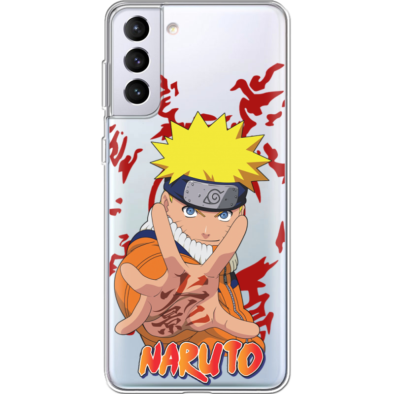 Прозрачный чехол BoxFace Samsung G996 Galaxy S21 Plus Naruto