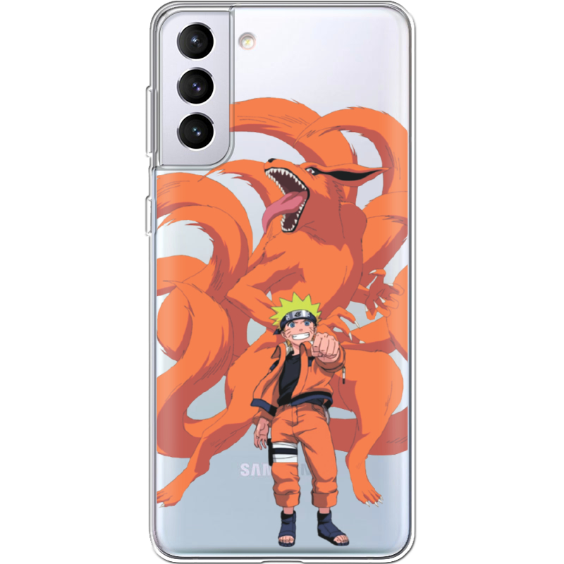 Прозрачный чехол BoxFace Samsung G996 Galaxy S21 Plus Naruto and Kurama