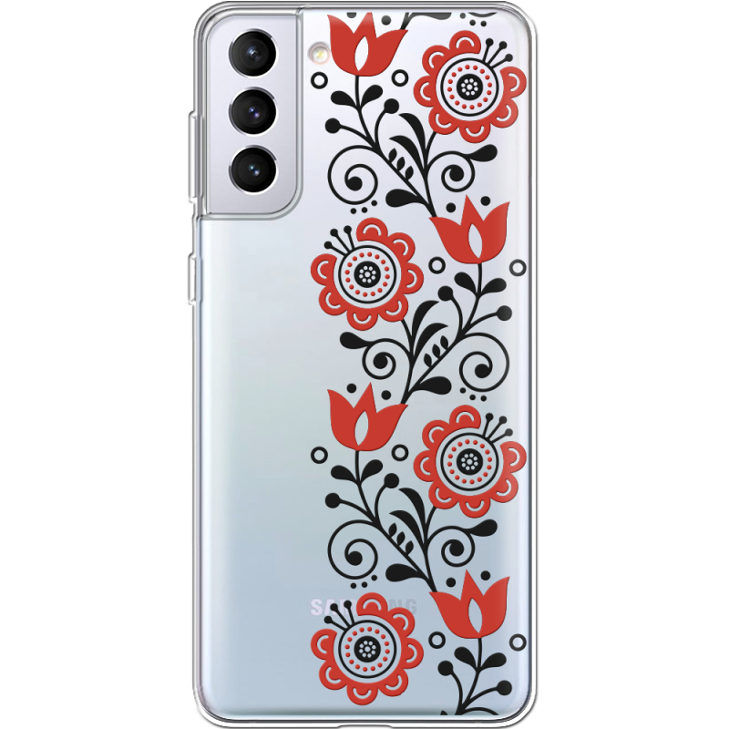 Прозрачный чехол BoxFace Samsung G996 Galaxy S21 Plus Ethno Ornament