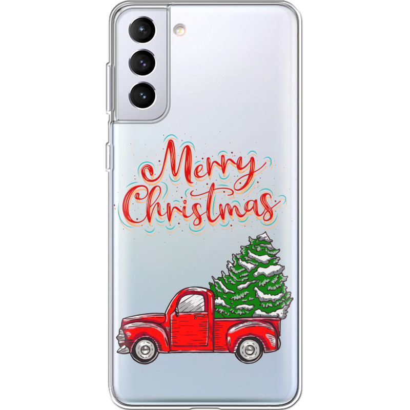 Прозрачный чехол BoxFace Samsung G996 Galaxy S21 Plus Holiday Car