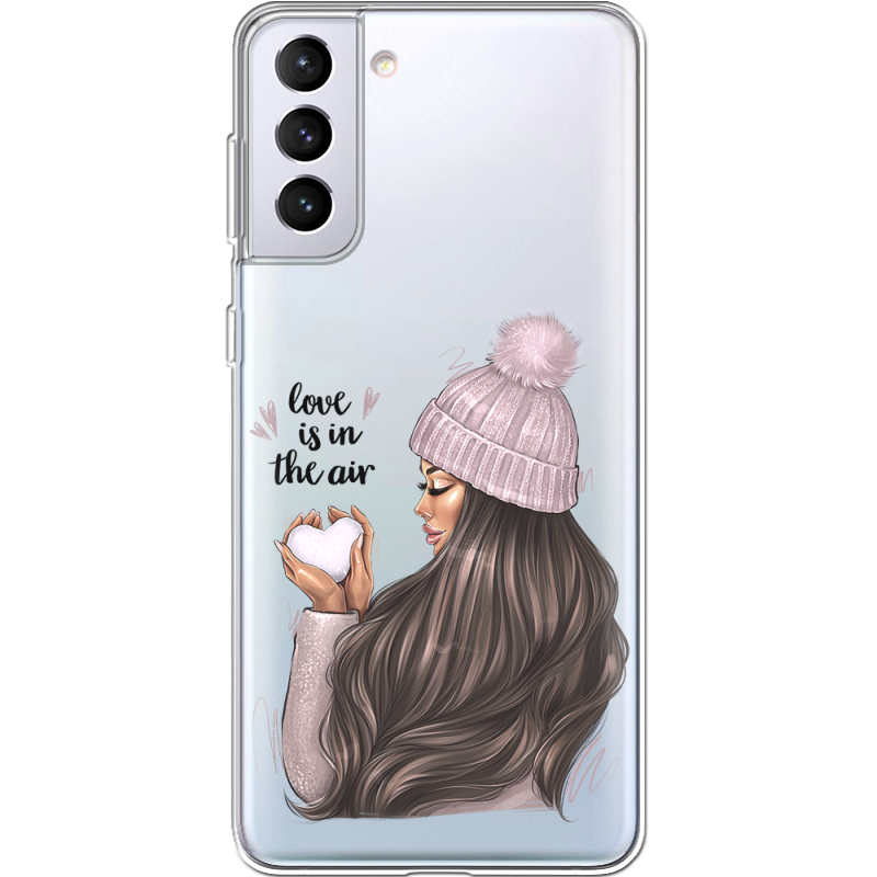 Прозрачный чехол BoxFace Samsung G996 Galaxy S21 Plus love is in the air