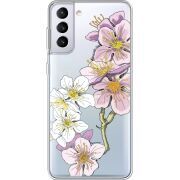 Прозрачный чехол BoxFace Samsung G996 Galaxy S21 Plus Cherry Blossom