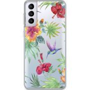 Прозрачный чехол BoxFace Samsung G996 Galaxy S21 Plus Tropical