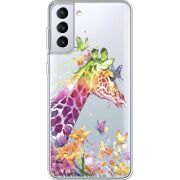 Прозрачный чехол BoxFace Samsung G996 Galaxy S21 Plus Colorful Giraffe