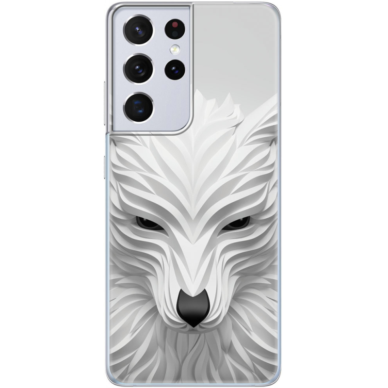 Чехол BoxFace Samsung G998 Galaxy S21 Ultra White Wolf