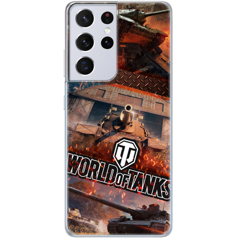 Чехол BoxFace Samsung G998 Galaxy S21 Ultra World Of Tanks