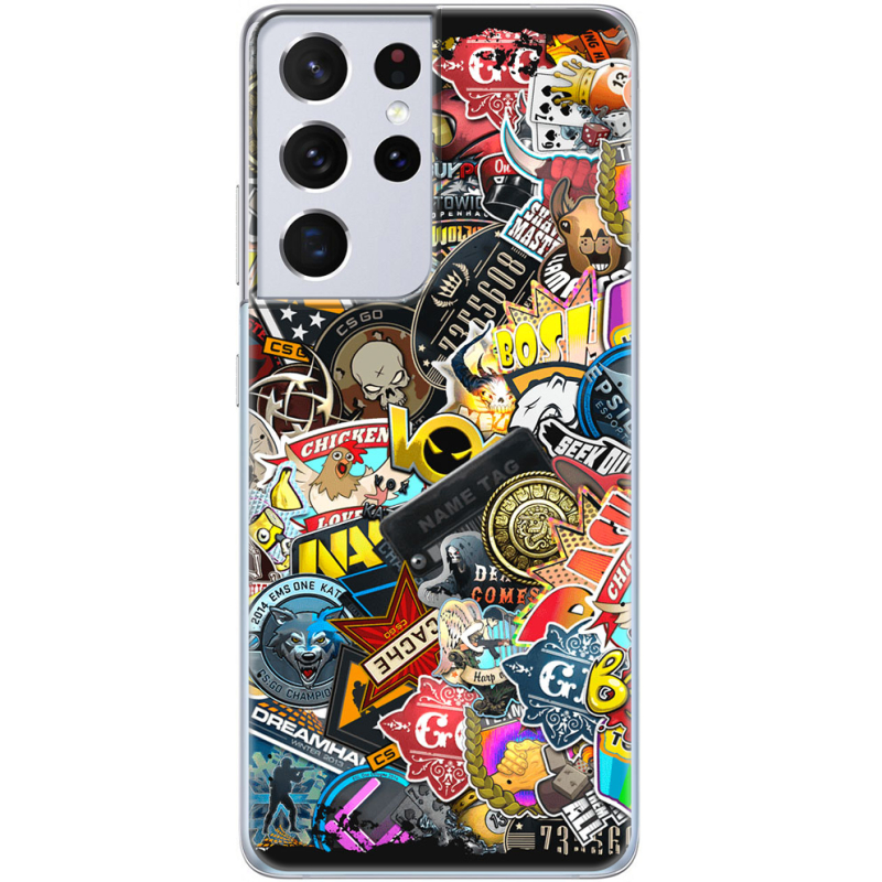 Чехол BoxFace Samsung G998 Galaxy S21 Ultra CS:Go Stickerbombing