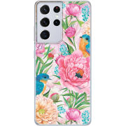 Чехол BoxFace Samsung G998 Galaxy S21 Ultra Birds in Flowers