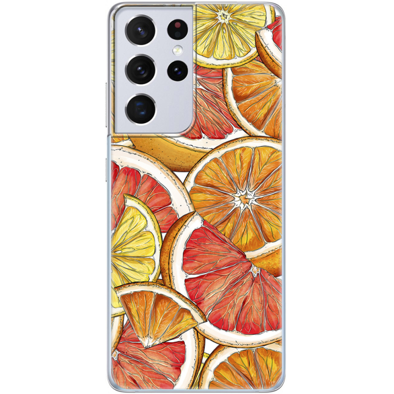 Чехол BoxFace Samsung G998 Galaxy S21 Ultra Citrus Pattern