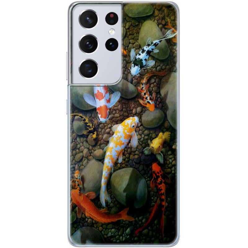 Чехол BoxFace Samsung G998 Galaxy S21 Ultra Underwater Koi