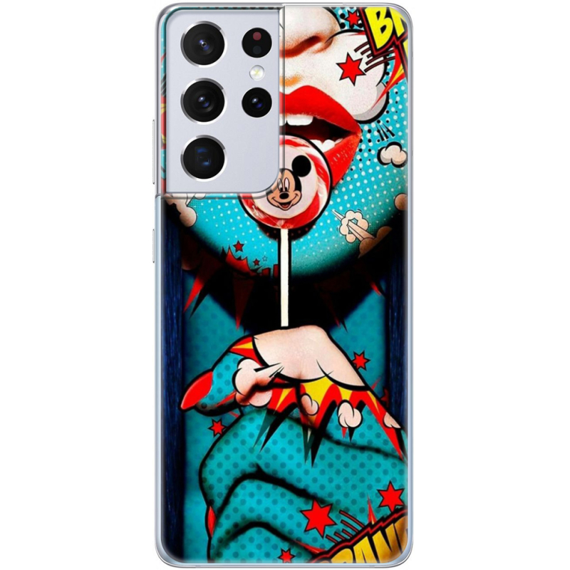 Чехол BoxFace Samsung G998 Galaxy S21 Ultra Girl Pop Art