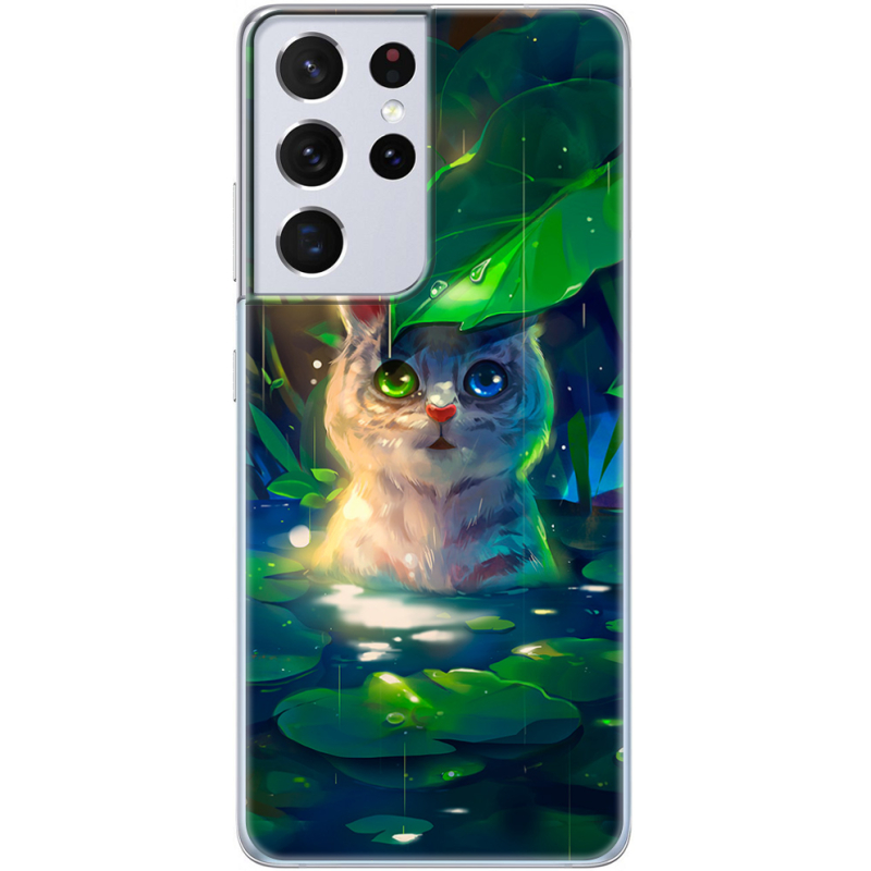 Чехол BoxFace Samsung G998 Galaxy S21 Ultra White Tiger Cub