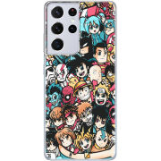 Чехол BoxFace Samsung G998 Galaxy S21 Ultra Anime Stickers