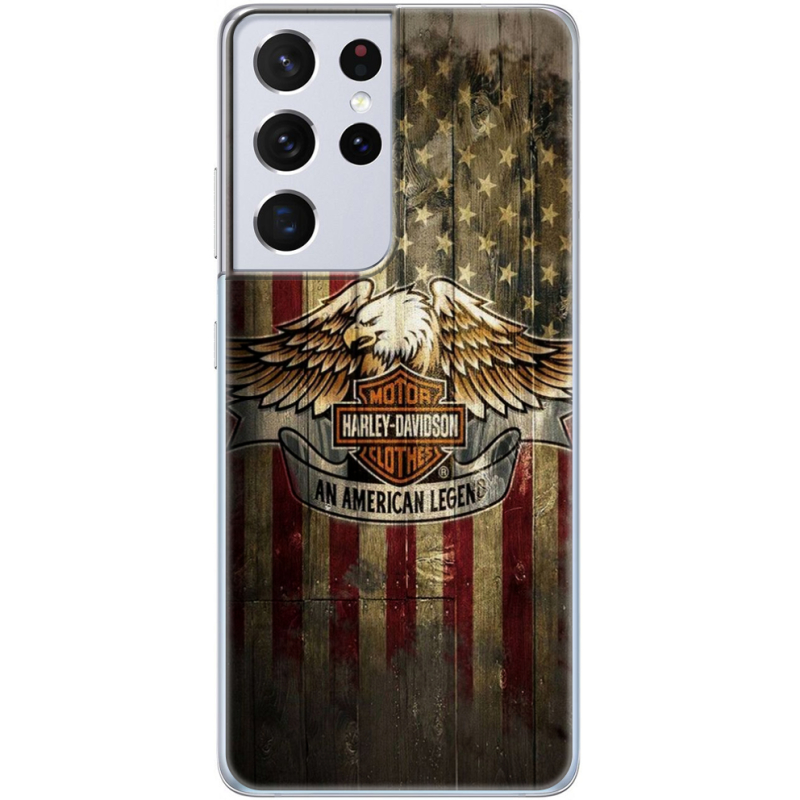 Чехол BoxFace Samsung G998 Galaxy S21 Ultra Harley An American Legend