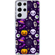 Чехол BoxFace Samsung G998 Galaxy S21 Ultra Halloween Purple Mood