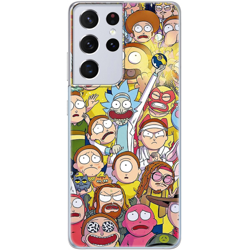 Чехол BoxFace Samsung G998 Galaxy S21 Ultra Rick and Morty