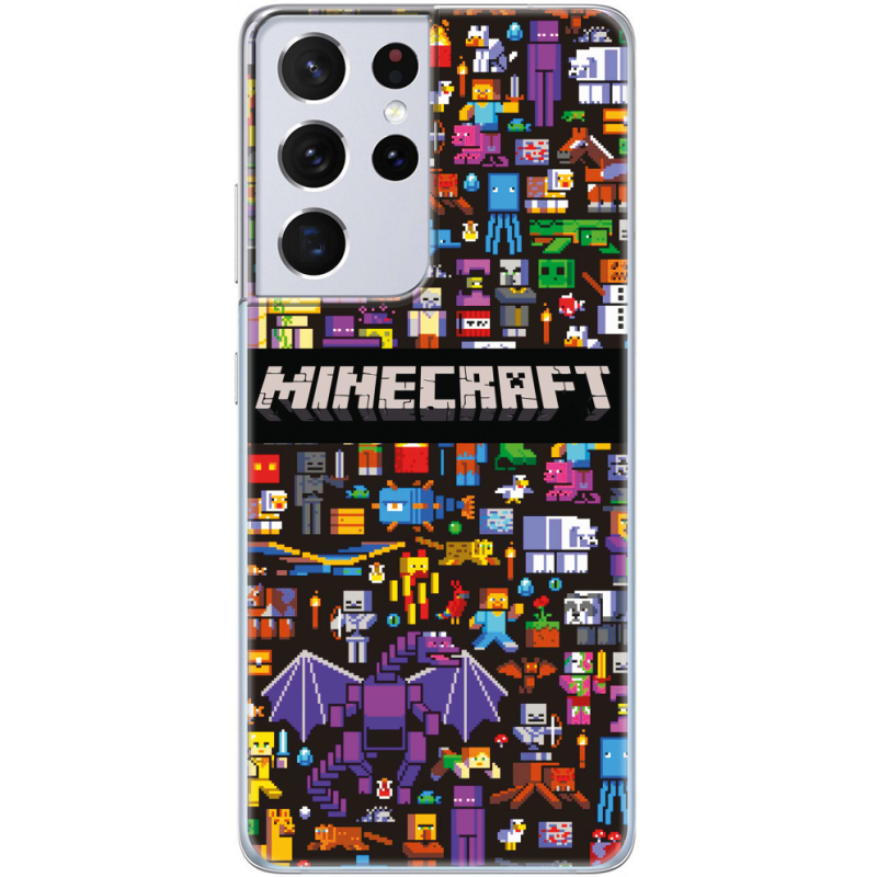 Чехол BoxFace Samsung G998 Galaxy S21 Ultra Minecraft Mobbery