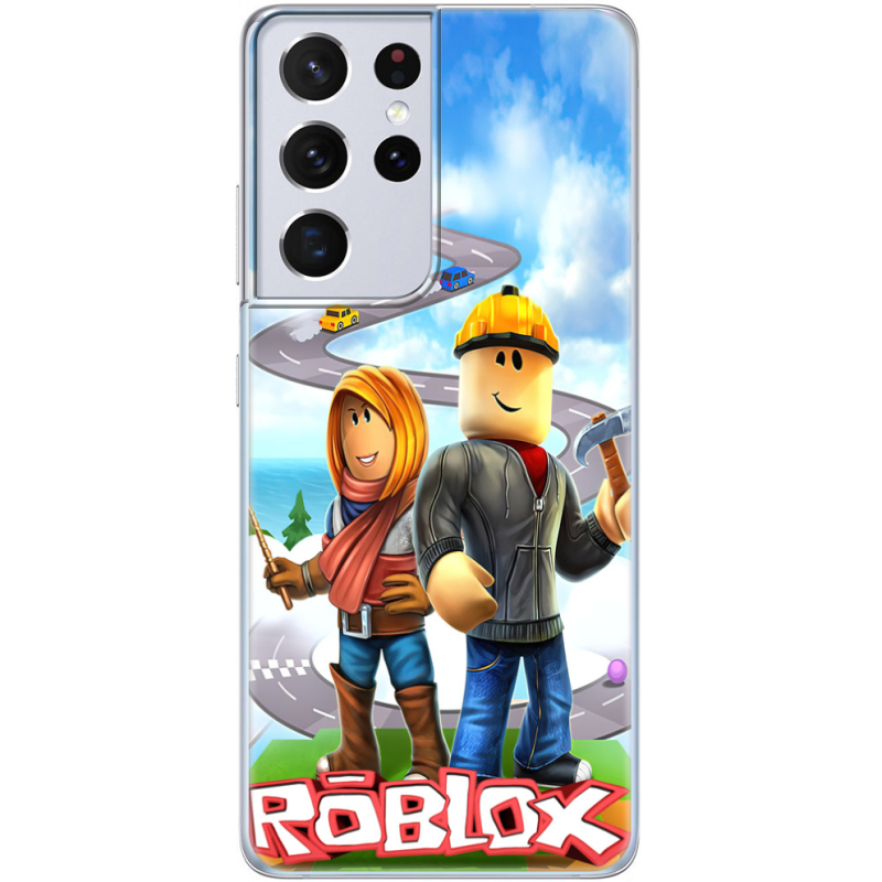 Чехол BoxFace Samsung G998 Galaxy S21 Ultra Roblox Білдерман