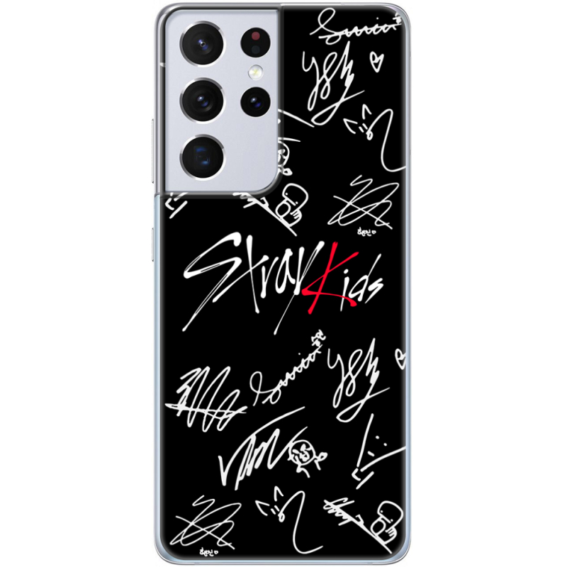 Чехол BoxFace Samsung G998 Galaxy S21 Ultra Stray Kids автограф
