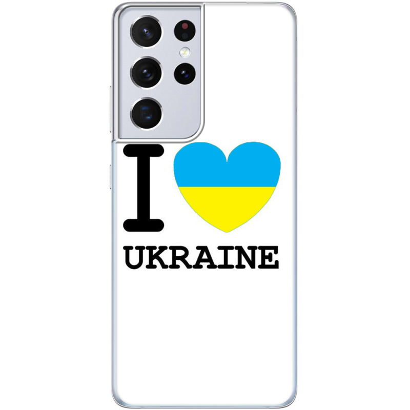 Чехол BoxFace Samsung G998 Galaxy S21 Ultra I love Ukraine