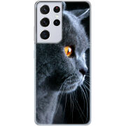 Чехол BoxFace Samsung G998 Galaxy S21 Ultra English cat