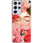 Чехол BoxFace Samsung G998 Galaxy S21 Ultra Girl in Flowers