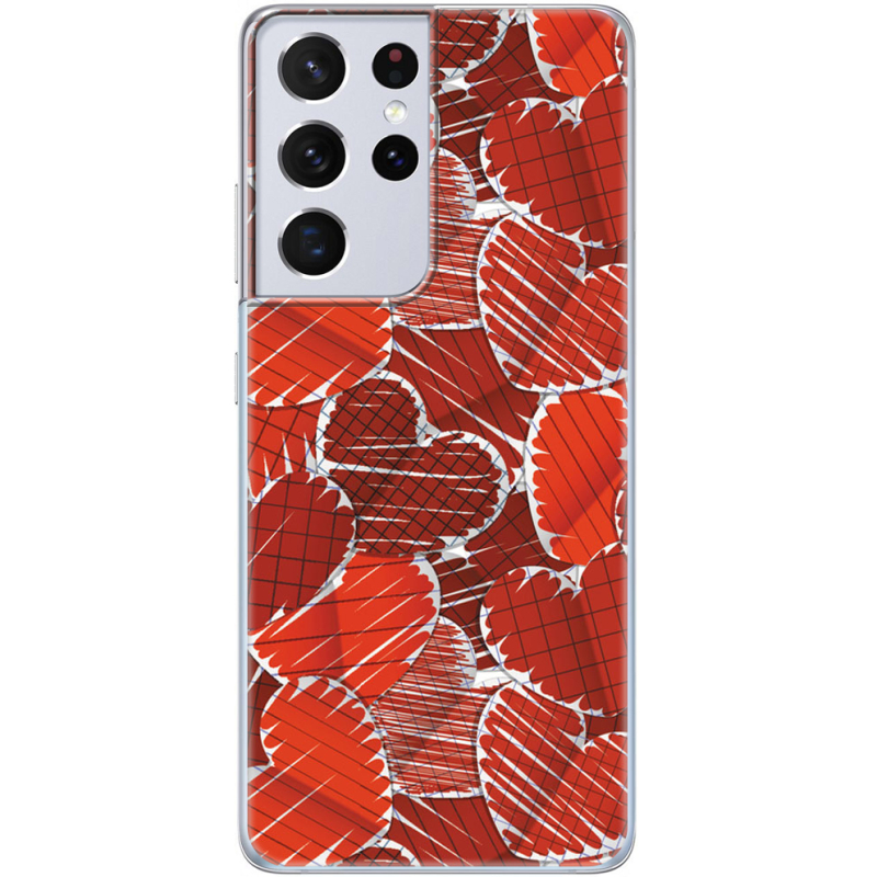 Чехол BoxFace Samsung G998 Galaxy S21 Ultra Heart Strings