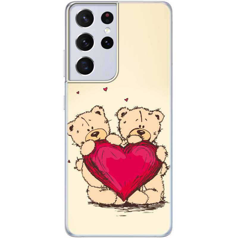 Чехол BoxFace Samsung G998 Galaxy S21 Ultra Teddy Bear Love