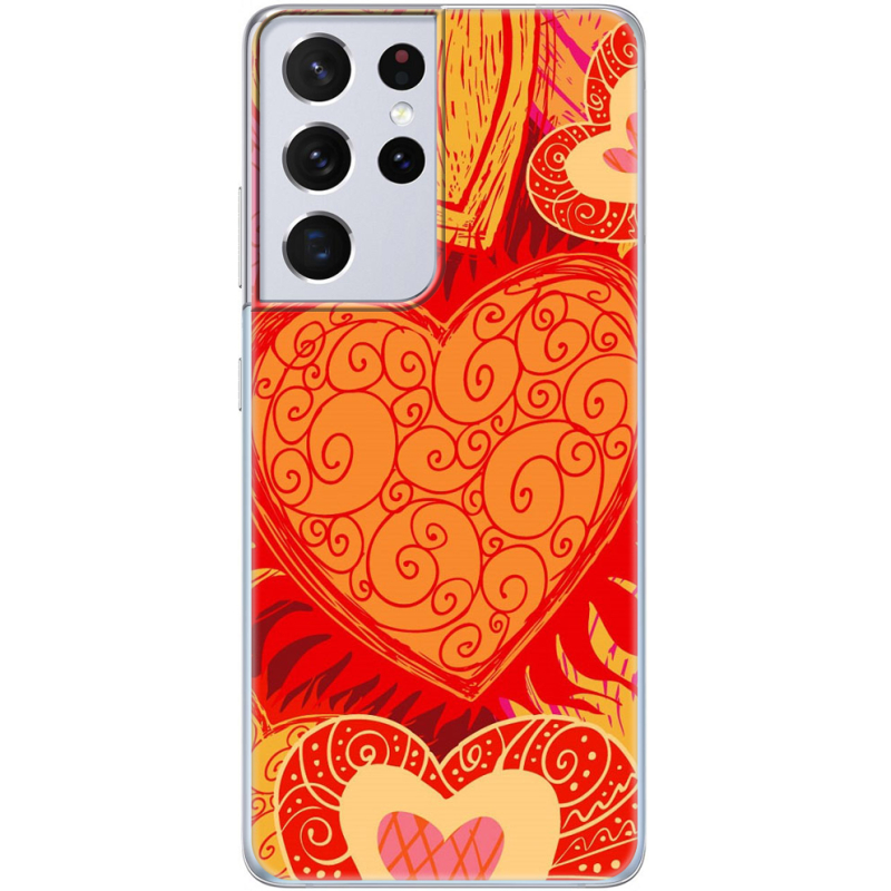 Чехол BoxFace Samsung G998 Galaxy S21 Ultra Warm Hearts