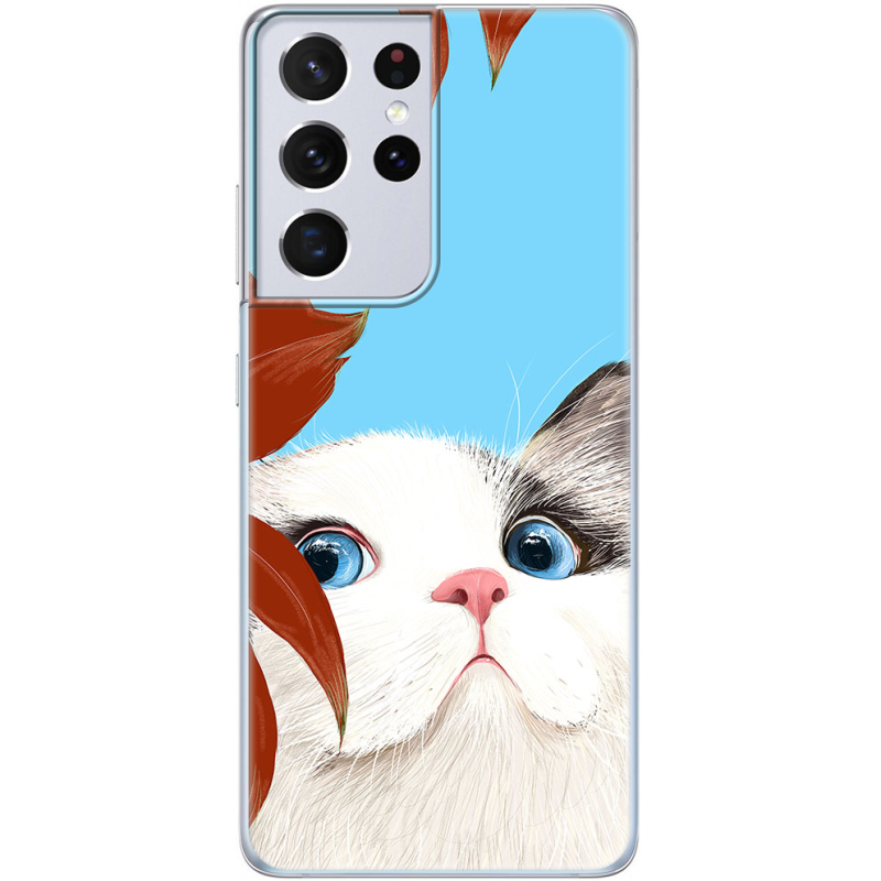 Чехол BoxFace Samsung G998 Galaxy S21 Ultra Wondering Cat