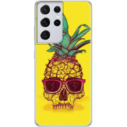 Чехол BoxFace Samsung G998 Galaxy S21 Ultra Pineapple Skull