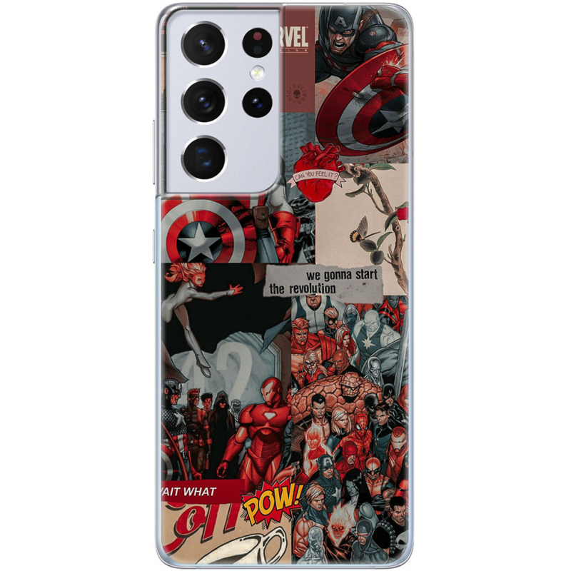 Чехол BoxFace Samsung G998 Galaxy S21 Ultra Marvel Avengers