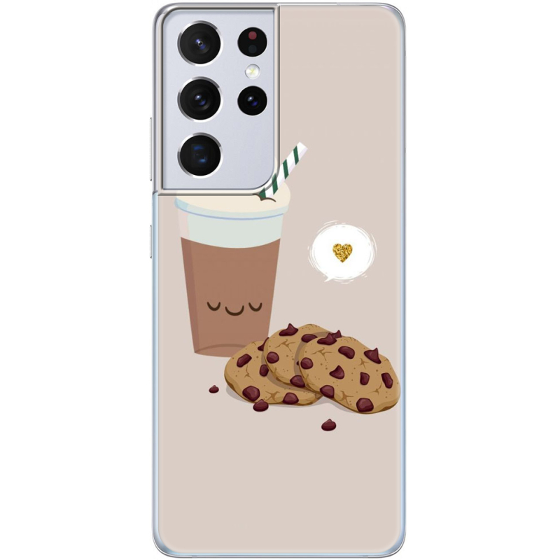 Чехол BoxFace Samsung G998 Galaxy S21 Ultra Love Cookies