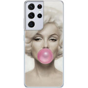 Чехол BoxFace Samsung G998 Galaxy S21 Ultra Marilyn Monroe Bubble Gum