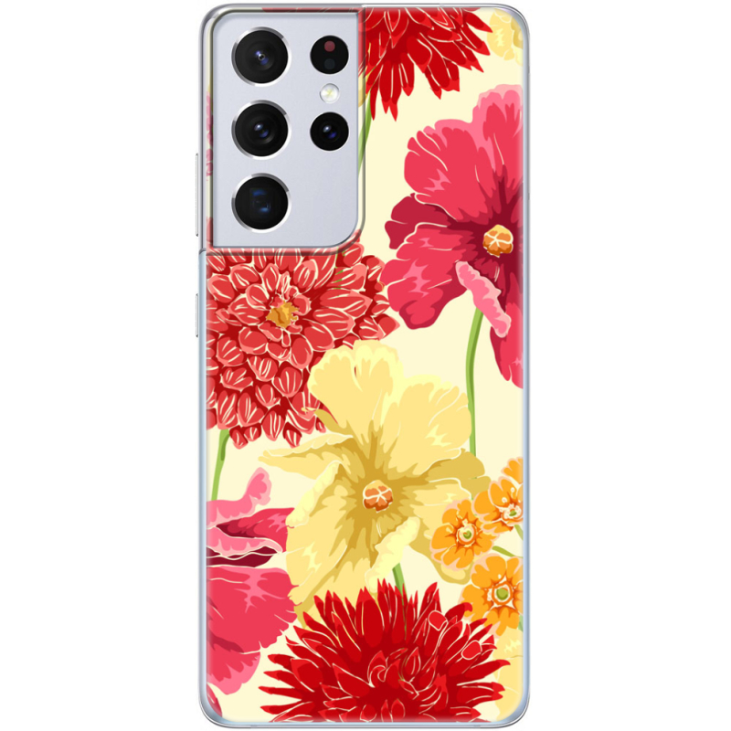 Чехол BoxFace Samsung G998 Galaxy S21 Ultra Flower Bed