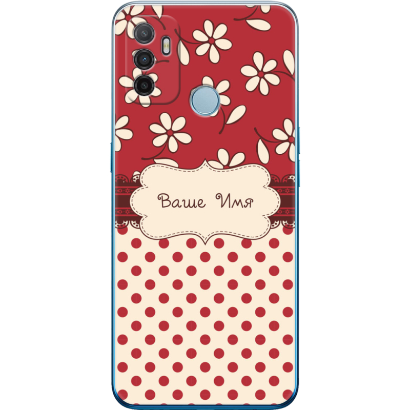 Чехол BoxFace OPPO A53 Именной Polka Dots