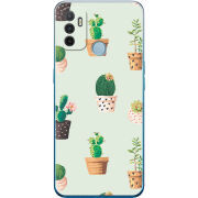 Чехол BoxFace OPPO A53 L-green Cacti