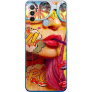 Чехол BoxFace OPPO A53 Yellow Girl Pop Art