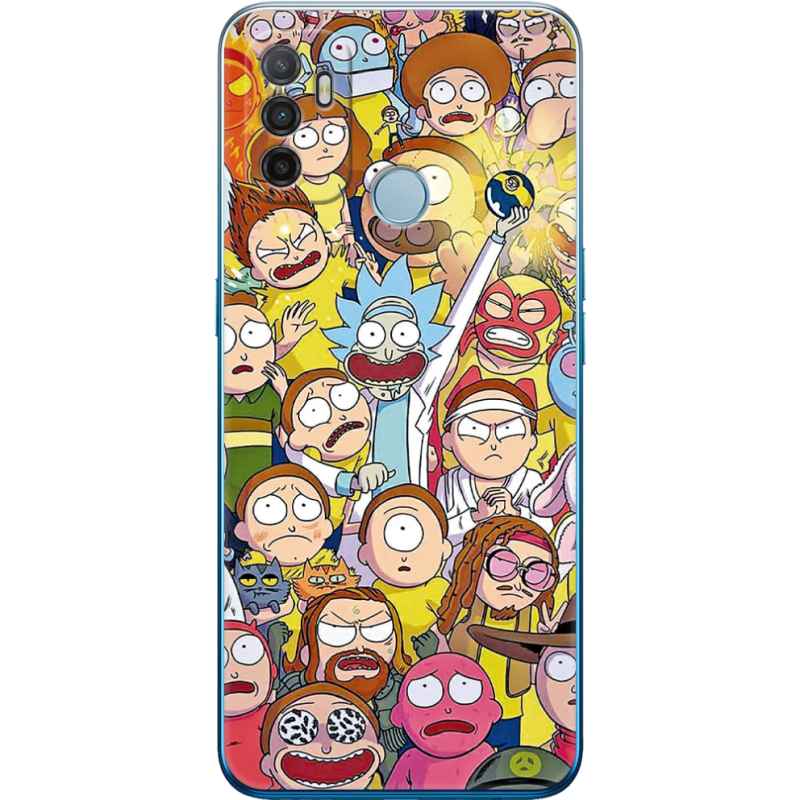 Чехол BoxFace OPPO A53 Rick and Morty