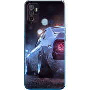 Чехол BoxFace OPPO A53 Silver Car