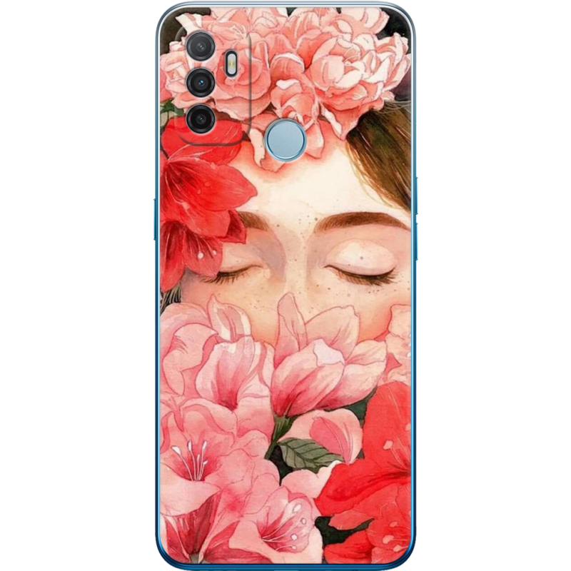 Чехол BoxFace OPPO A53 Girl in Flowers