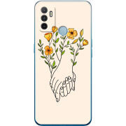 Чехол BoxFace OPPO A53 Flower Hands