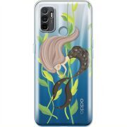 Прозрачный чехол BoxFace OPPO A53 Cute Mermaid