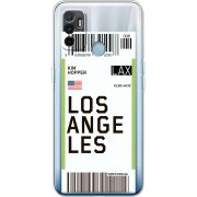 Прозрачный чехол BoxFace OPPO A53 Ticket Los Angeles