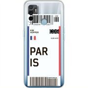 Прозрачный чехол BoxFace OPPO A53 Ticket Paris