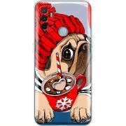 Прозрачный чехол BoxFace OPPO A53 Winter Puggy