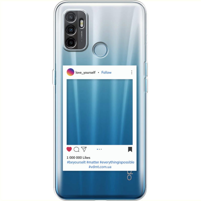 Прозрачный чехол BoxFace OPPO A53 Insta